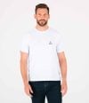 Herren-T-Shirt-Weiß-Gewebe-Patch-11
